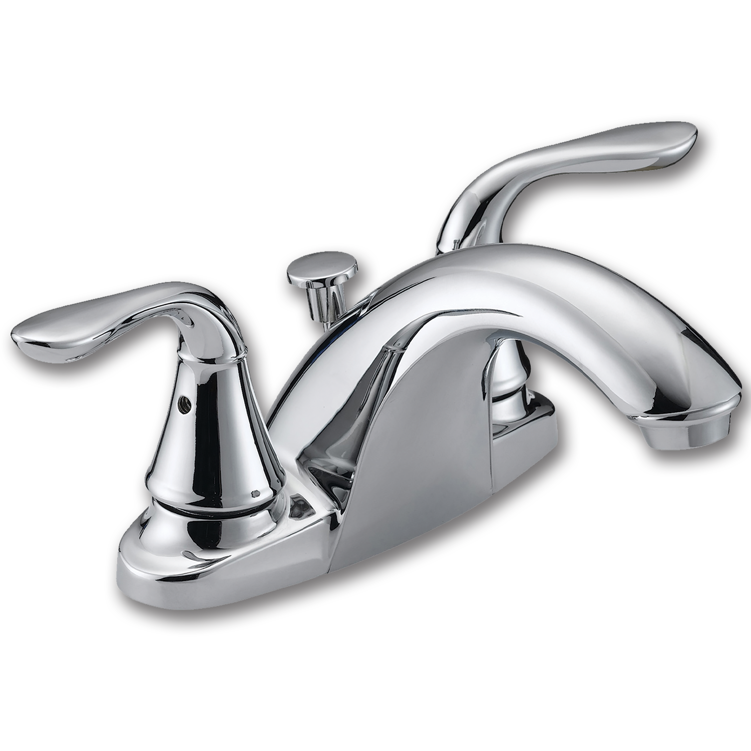 Chadwell Supply Whitefalls Two Handle Lavatory Faucet With Pop Up Chrome