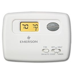 Show details for 1F79-111 WHITE RODGERS HEAT PUMP THERMOSTAT (2-AAA BATTERIES NOT INCLUDED) Picture of 1F79-111 WHITE RODGERS HEAT PUMP THERMOSTAT (2-AAA BATTERIES NOT INCLUDED)