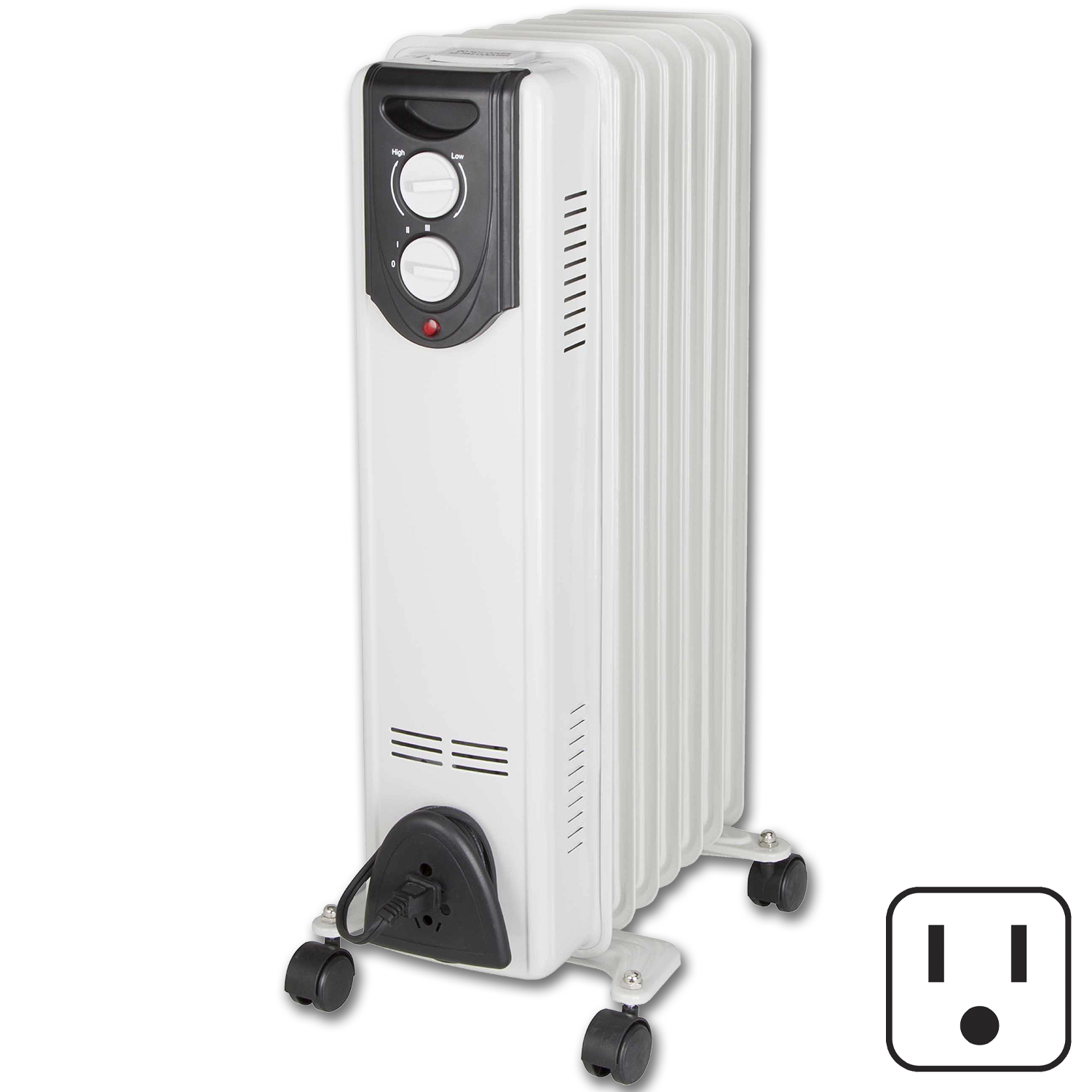 Chadwell Supply. 1500W POWERZONE OIL FILLED HEATER