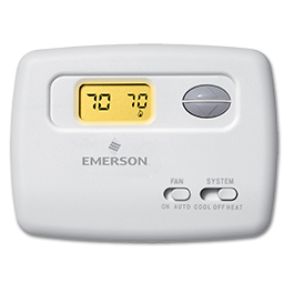 Chadwell Supply. WHITE RODGERS DIGITAL HORIZONTAL HEAT/COOL THERMOSTAT