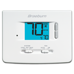 Chadwell Supply. BRAEBURN DIGITAL NON-PROGRAMMABLE THERMOSTAT 1020NC