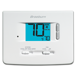 Show details for BRAEBURN DIGITAL NON-PROGRAMMABLE HEAT PUMP THERMOSTAT 1220NC Picture of BRAEBURN DIGITAL NON-PROGRAMMABLE HEAT PUMP THERMOSTAT 1220NC