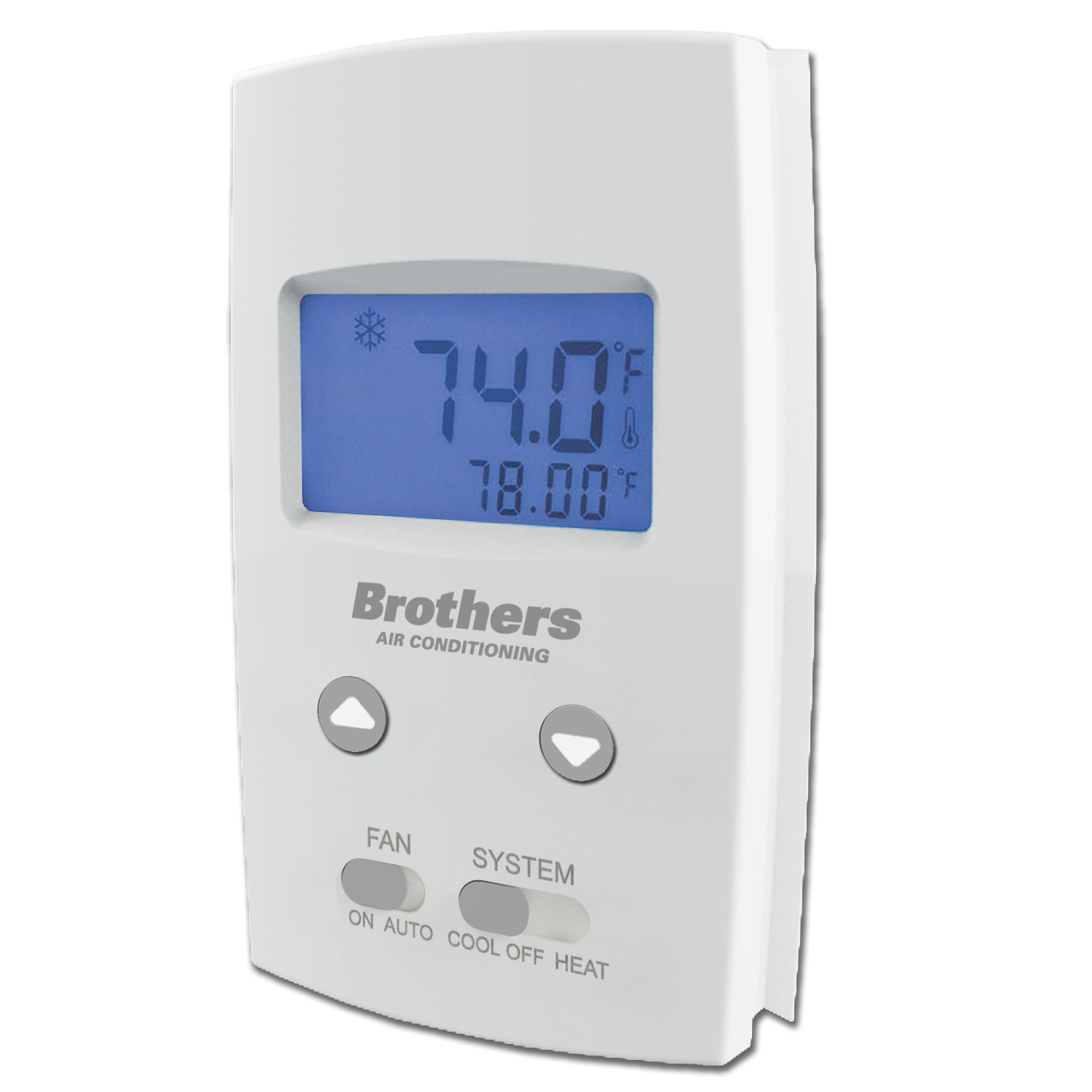 Chadwell Supply. BROTHERS STRAIGHT COOL VERTICAL NON-PROGRAMMABLE THERMOSTAT
