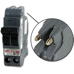 Show details for FEDERAL-STYLE 2P 40A SLIMLINE BREAKER - UBIF0240N Picture of FEDERAL-STYLE 2P 40A SLIMLINE BREAKER - UBIF0240N