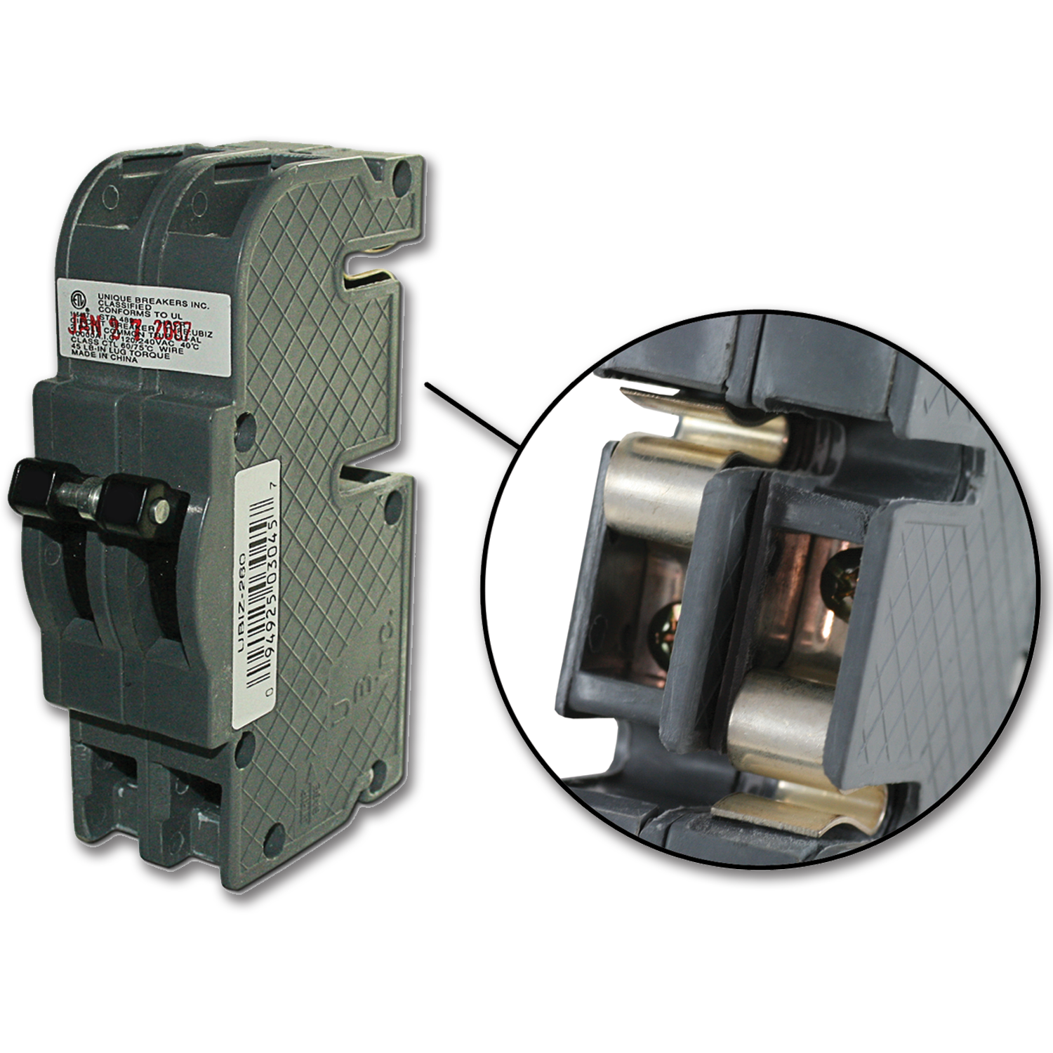 Chadwell Supply. ZINSCO 2P 100AMP STANDARD BREAKER