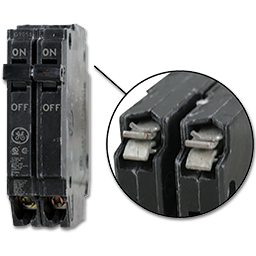 Show details for GE® 2P 15AMP BREAKER Picture of GE® 2P 15AMP BREAKER