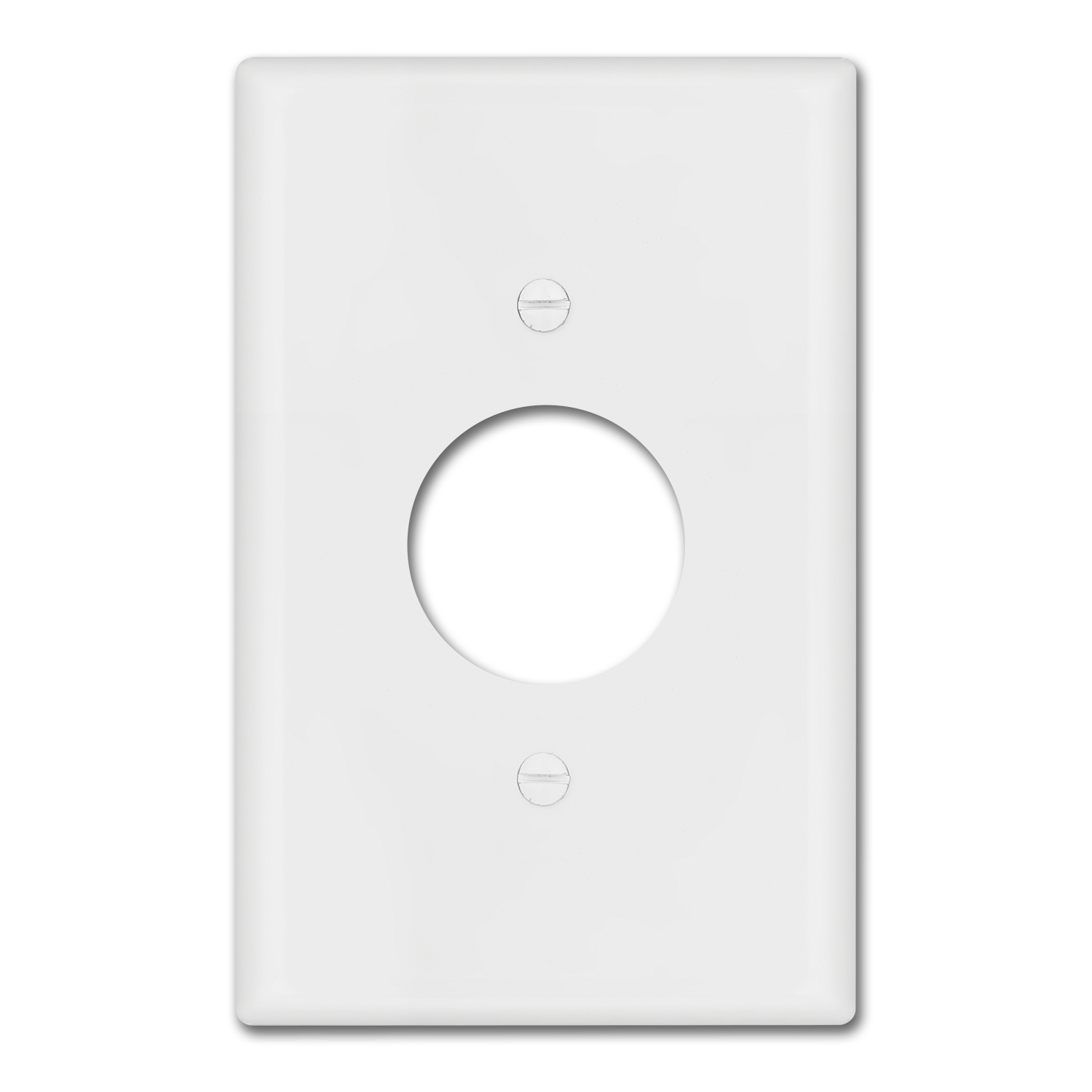 Chadwell Supply. STANDARD ROUND A/C OUTLET PLATE WHITE