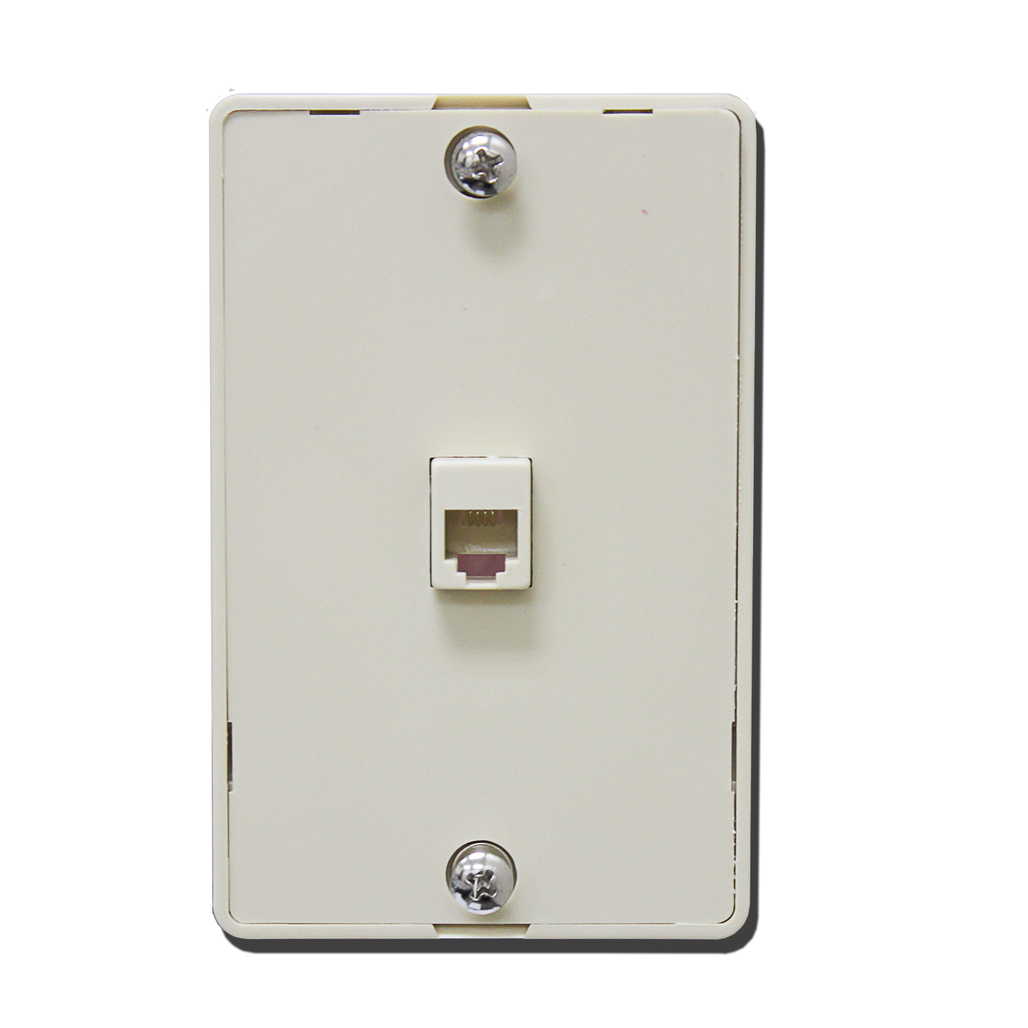 Chadwell Supply. WALL MOUNT TELEPHONE JACK IVORY