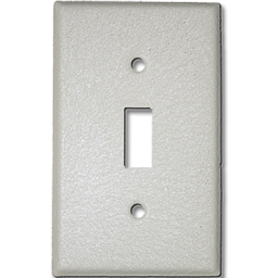 Show details for METAL SWITCH PLATE WRINKLE FINISH - IVORY Picture of METAL SWITCH PLATE WRINKLE FINISH - IVORY