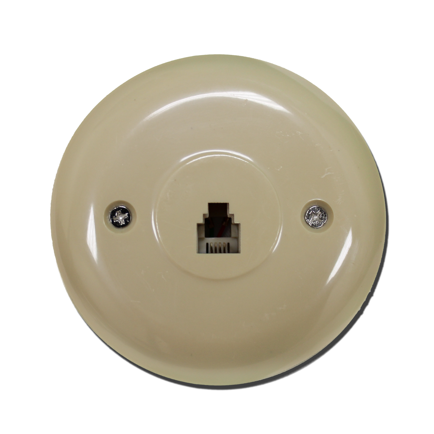 Round Phone Jack Cover Plate: Conceal Electrical Outlets And Protect Your Home