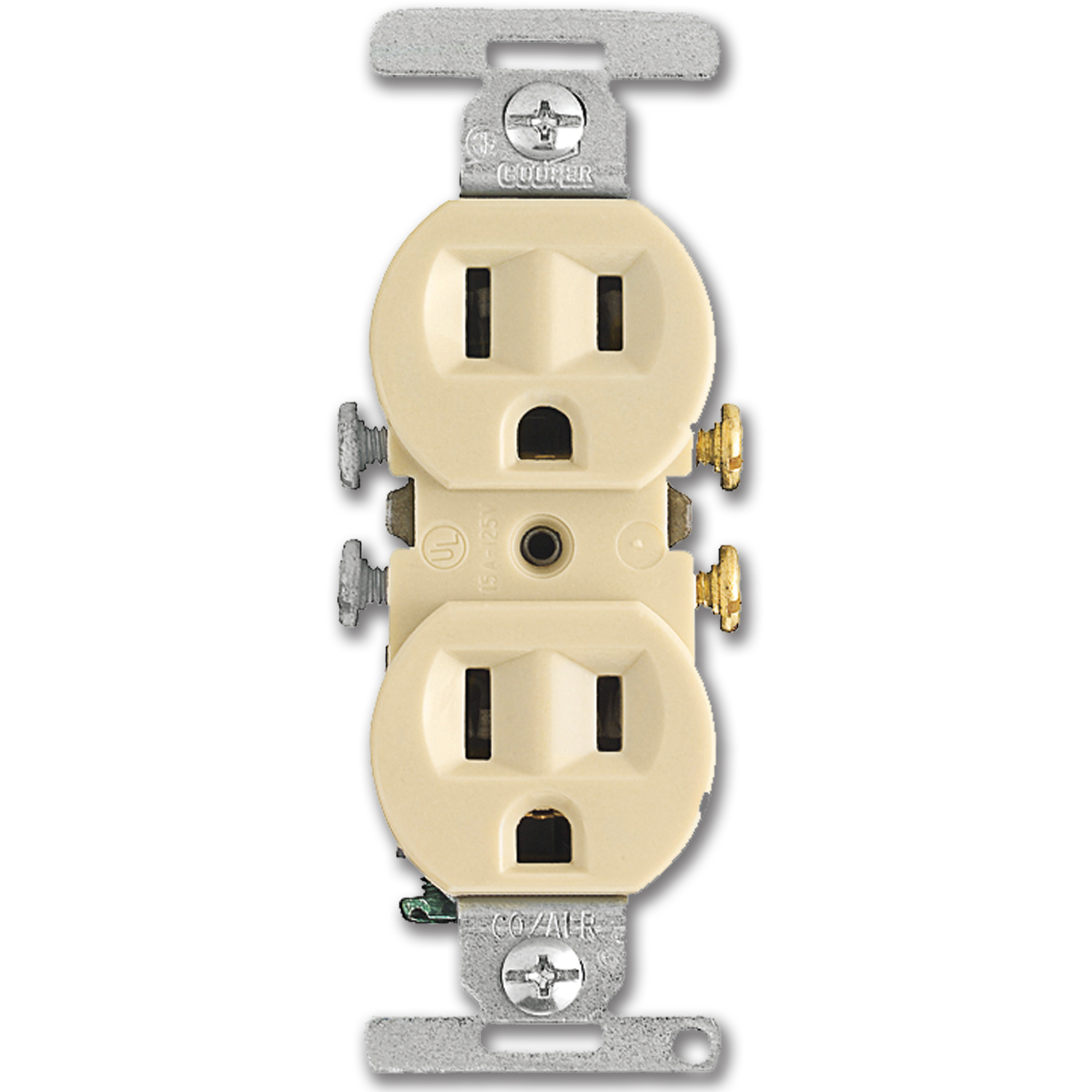 Chadwell Supply. 15AMP DUPLEX RECEPTACLE IVORY