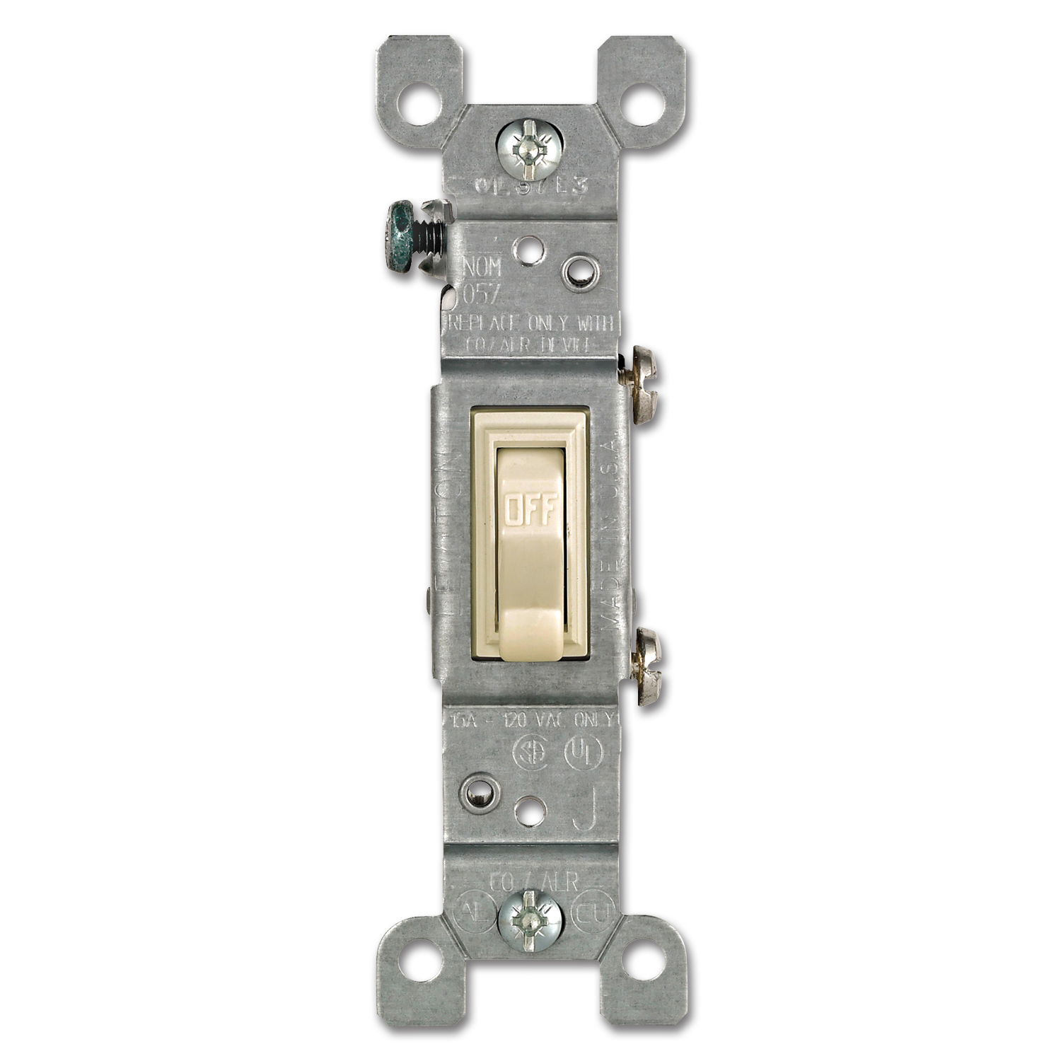 Chadwell Supply. SINGLE POLE SWITCH CU/ALR IVORY