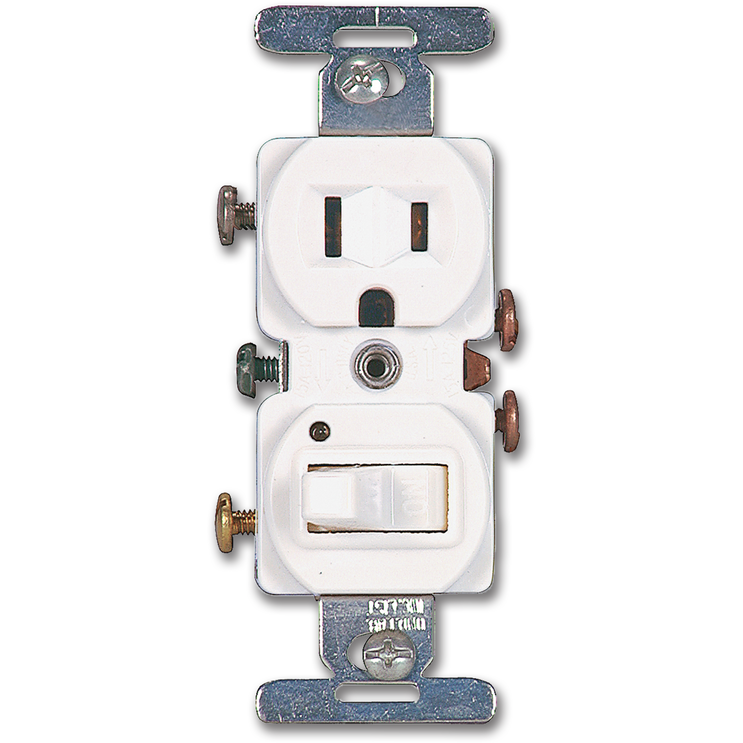 Chadwell Supply. SWITCH RECEPTACLE COMBO WHITE