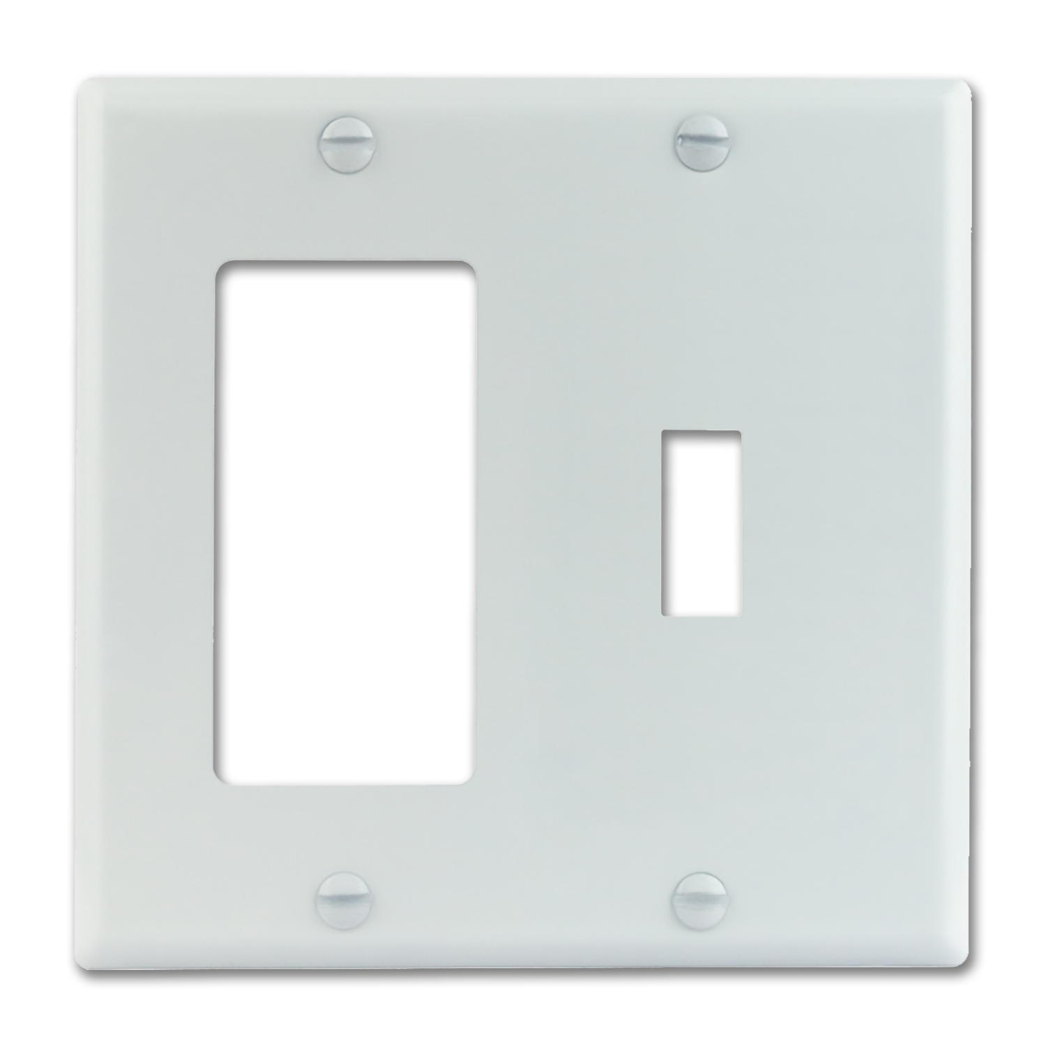 Chadwell Supply. METAL STANDARD SWITCH/DECORA WALL PLATE WHITE 10/PK