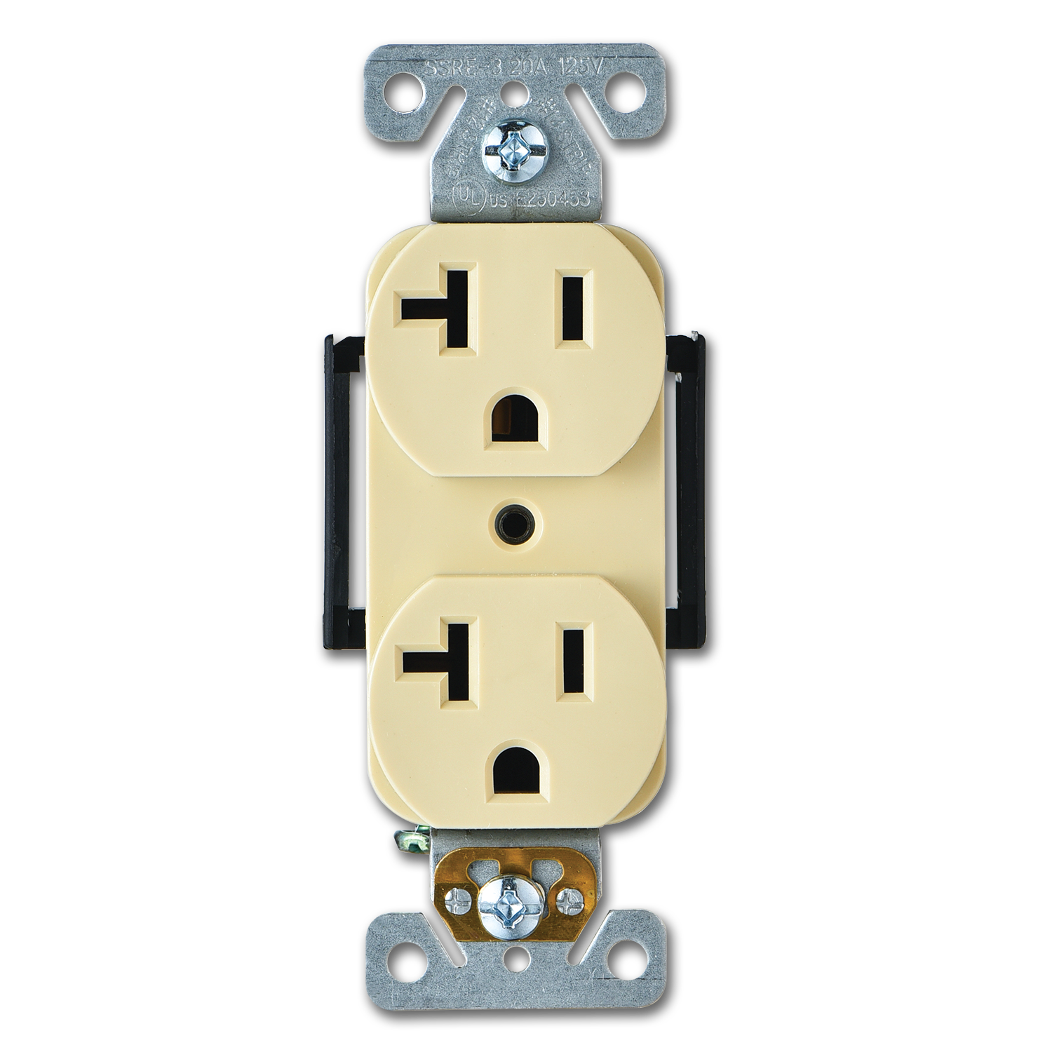 Chadwell Supply. 20AMP DUPLEX RECEPTACLE IVORY