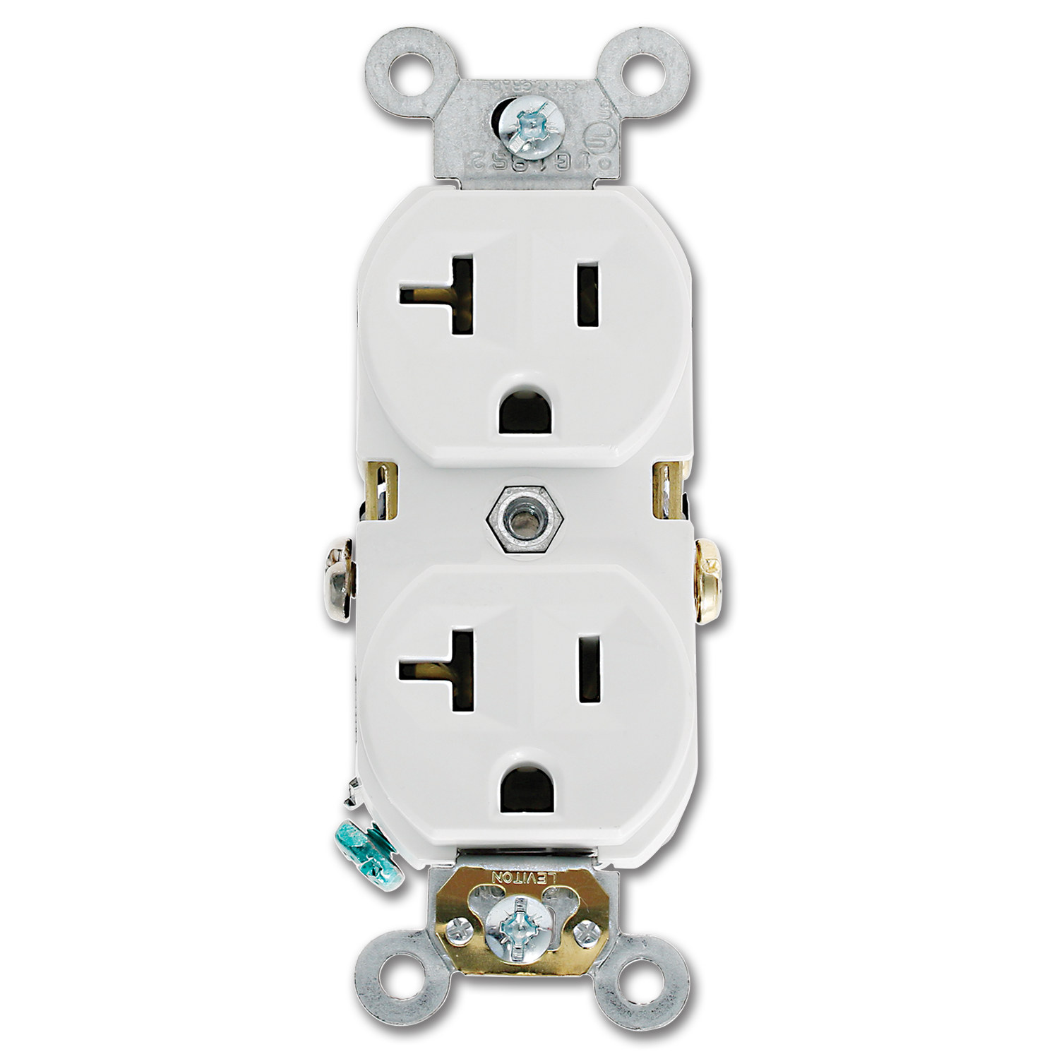 Chadwell Supply. 20AMP DUPLEX RECEPTACLE WHITE