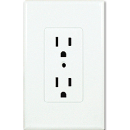 Show details for DECORA COVER DUPLEX RECEPTACLE PLATE - TAYMAC 2500W Picture of DECORA COVER DUPLEX RECEPTACLE PLATE - TAYMAC 2500W