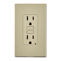 Show details for LEVITON SMARTLOCK PRO® 15AMP SELF TEST GFCI RECEPTACLE - IVORY Picture of LEVITON SMARTLOCK PRO® 15AMP SELF TEST GFCI RECEPTACLE - IVORY