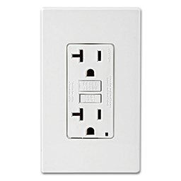Show details for LEVITON SMARTLOCK PRO® 20AMP SELF TEST GFCI RECEPTACLE - WHITE Picture of LEVITON SMARTLOCK PRO® 20AMP SELF TEST GFCI RECEPTACLE - WHITE