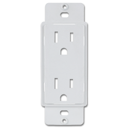 Show details for DESIGNER COVER UP 1-GANG DUPLEX ADAPTER -20/PK - WHITE Picture of DESIGNER COVER UP 1-GANG DUPLEX ADAPTER -20/PK - WHITE
