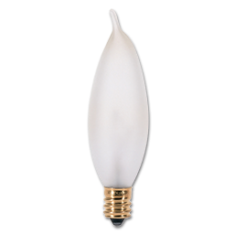 Show details for 25W FROST FLAME TIP BULB CANDELABRA BASE Picture of 25W FROST FLAME TIP BULB CANDELABRA BASE