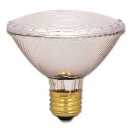 Show details for 60 WATT PAR30 HALOGEN LAMP 120V SHORT NECK 34* NARROW FLOOD Picture of 60 WATT PAR30 HALOGEN LAMP 120V SHORT NECK 34* NARROW FLOOD