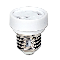 Show details for MEDIUM BASE TO GU24 BASE ADAPTER WITH LOCKING FUNCTION Picture of MEDIUM BASE TO GU24 BASE ADAPTER WITH LOCKING FUNCTION
