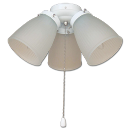 Show details for 3-LIGHT PRISMATIC KIT WHITE W/FROSTED GLASS Picture of 3-LIGHT PRISMATIC KIT WHITE W/FROSTED GLASS