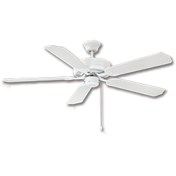 Show details for 52" DUAL MOUNT CEILING FAN, 5 PRE-ASSEMBLED BLADES - WHITE Picture of 52" DUAL MOUNT CEILING FAN, 5 PRE-ASSEMBLED BLADES - WHITE
