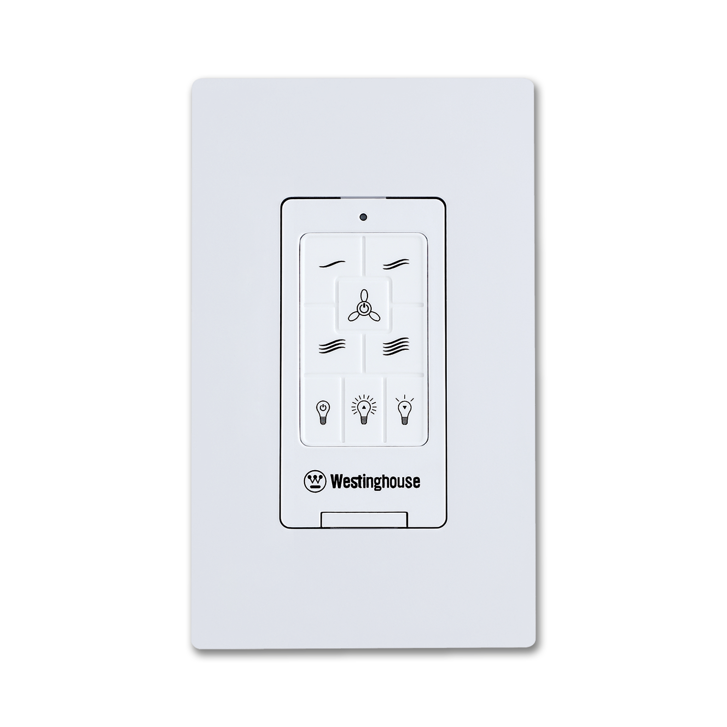 Chadwell Supply. WALL CONTROL FOR CEILING FAN WITH LED LIGHT WHITE