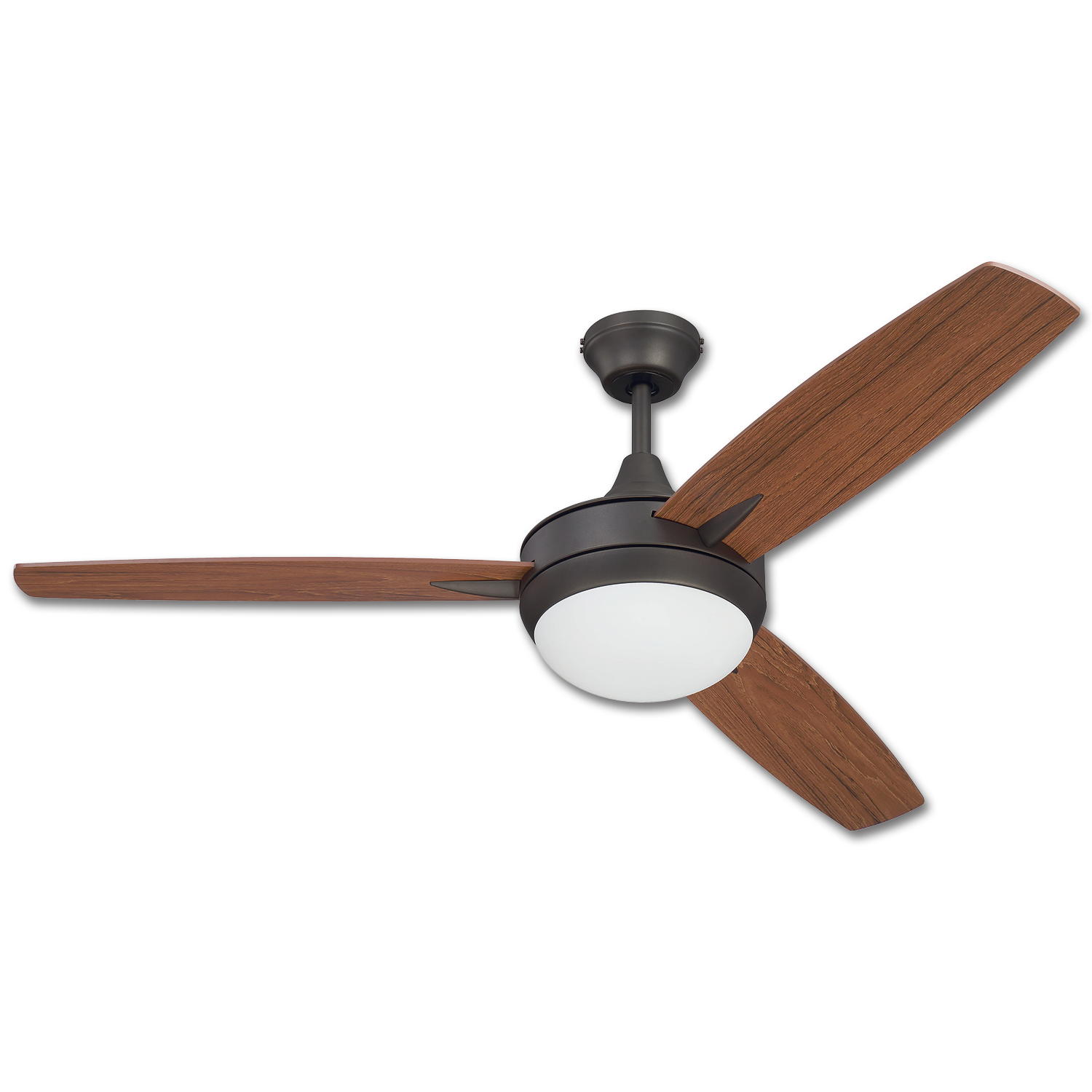 Chadwell Supply. 52" 3 BLADE DUAL MOUNT CEILING FAN ESPRESSO