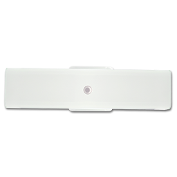 Show details for 14" WALL MOUNT U GLASS LIGHT FIXTURE WITH OUTLET - WHITE Picture of 14" WALL MOUNT U GLASS LIGHT FIXTURE WITH OUTLET - WHITE