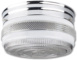 Show details for 6" CLEAR & CHROME DRUM FIXTURE Picture of 6" CLEAR & CHROME DRUM FIXTURE