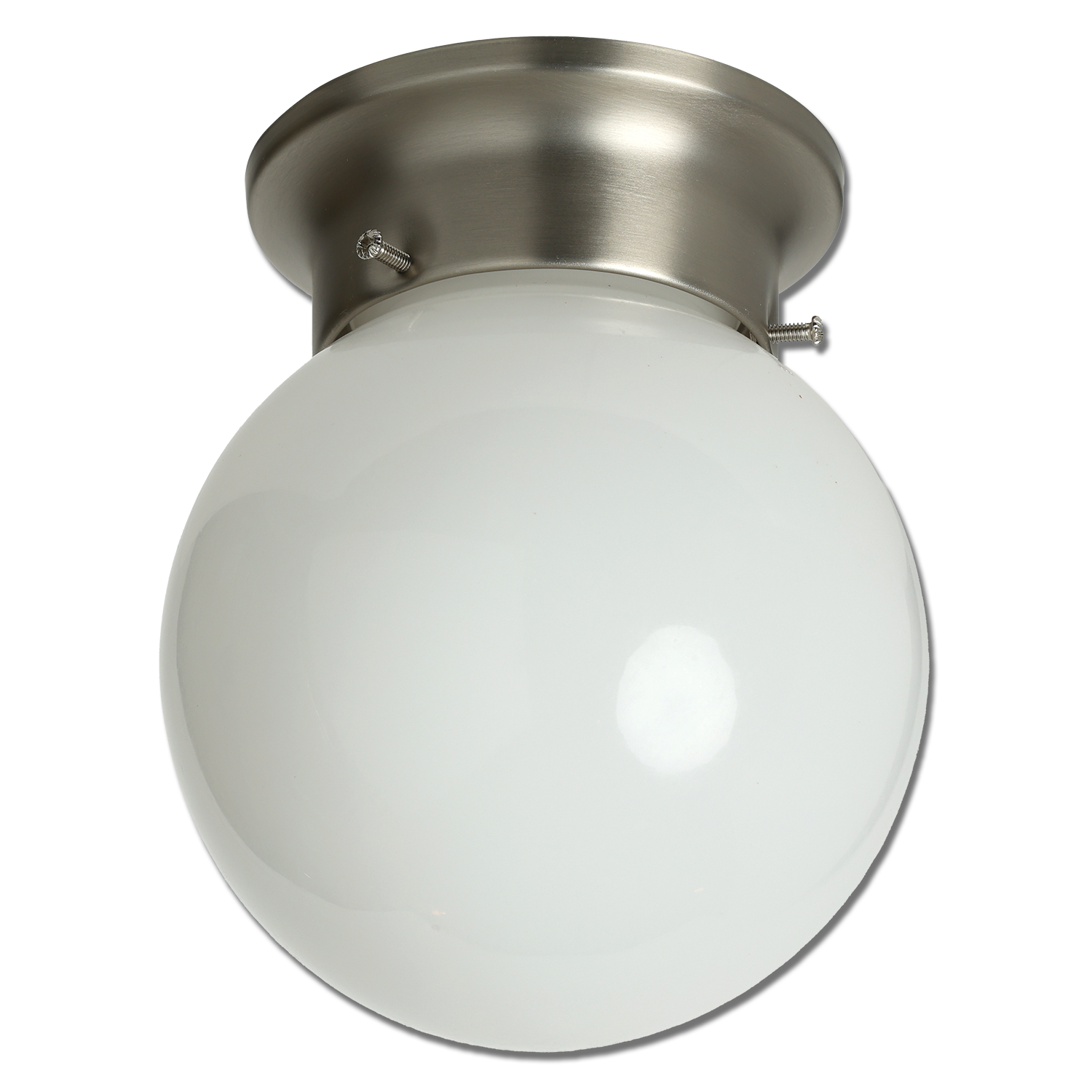 Chadwell Supply. 6" HALLWAY CEILING FIXTURE BRUSHED NICKEL