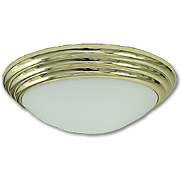Show details for 14" TWIST-ON CEILING FIXTURE - POLISHED BRASS Picture of 14" TWIST-ON CEILING FIXTURE - POLISHED BRASS