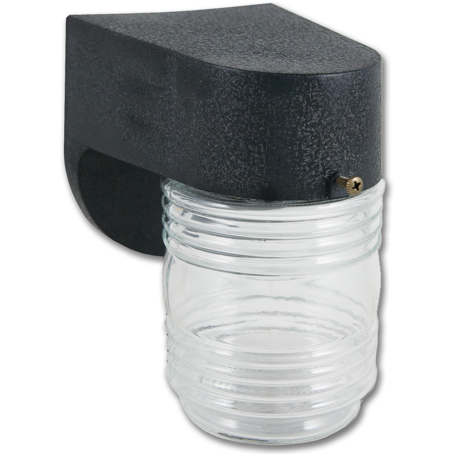 Chadwell Supply. 6" POLY JELLY JAR FIXTURE BLACK