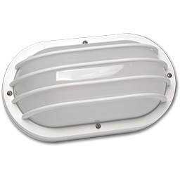 Show details for 13W PL OUTDOOR OVAL WALL FLUORESCENT FIXTURE - WHITE Picture of 13W PL OUTDOOR OVAL WALL FLUORESCENT FIXTURE - WHITE