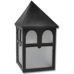 Show details for BLACK POLY PORCH FLUORESCENT FIXTURE Picture of BLACK POLY PORCH FLUORESCENT FIXTURE