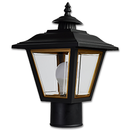 Show details for 11" BLACK COACH LANTERN FIXTURE WITH FLEMISH PANELS Picture of 11" BLACK COACH LANTERN FIXTURE WITH FLEMISH PANELS