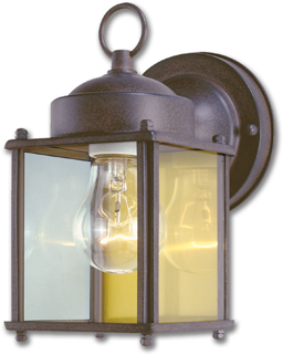 Show details for 1-LIGHT WALL LANTERN- RUBBED BRONZE Picture of 1-LIGHT WALL LANTERN- RUBBED BRONZE