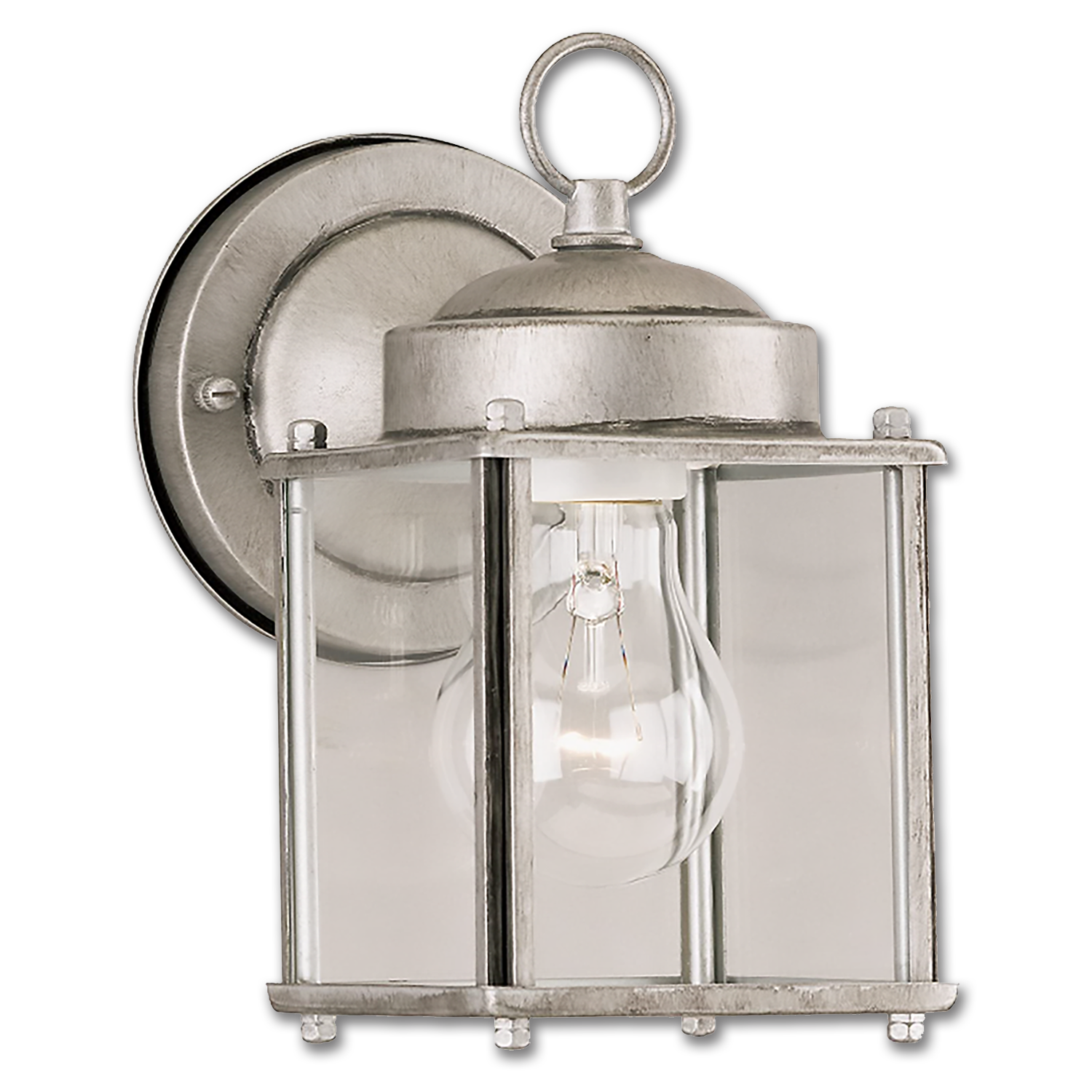 silver wall lantern