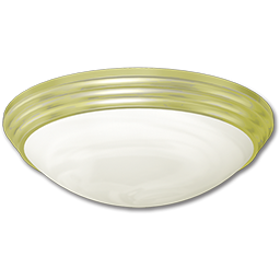 Show details for 13" FLUORESCENT CEILING FIXTURE - WHITE WITH WHITE TWIST-ON DIFFUSER Picture of 13" FLUORESCENT CEILING FIXTURE - WHITE WITH WHITE TWIST-ON DIFFUSER