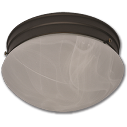 Show details for 9" MUSHROOM FIXTURE - OIL RUBBED BRONZE WITH ALABASTER GLASS Picture of 9" MUSHROOM FIXTURE - OIL RUBBED BRONZE WITH ALABASTER GLASS