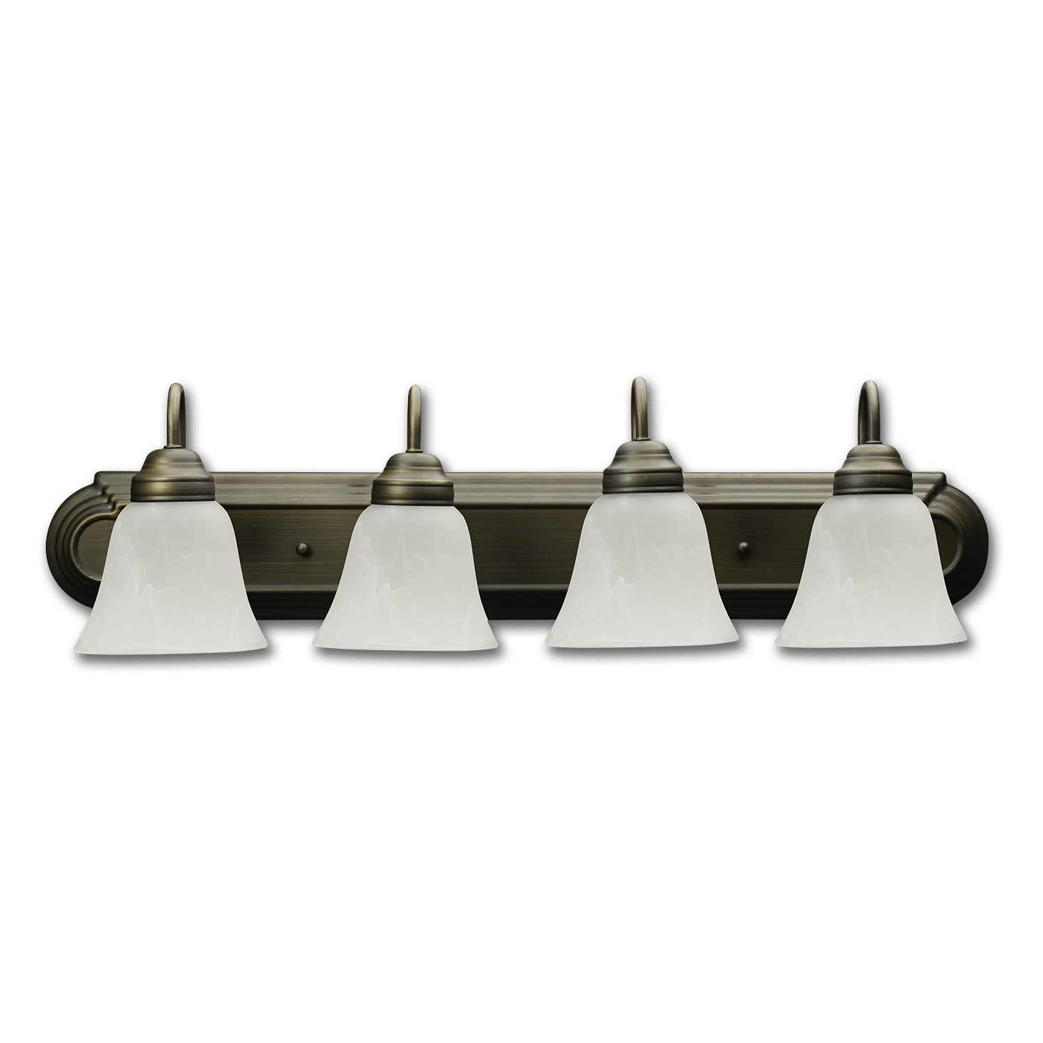 Chadwell Supply. 4LIGHT VANITY FIXTURE OIL RUBBED BRONZE WITH