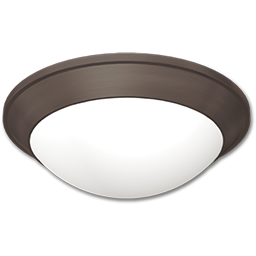 Show details for 12" FLUORESCENT CEILING FIXTURE - OIL RUBBED BRONZE WITH ALABASTER TWIST-ON GLASS Picture of 12" FLUORESCENT CEILING FIXTURE - OIL RUBBED BRONZE WITH ALABASTER TWIST-ON GLASS