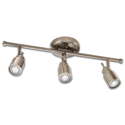 Show details for 3-LIGHT LED TRACK LIGHT - BRUSHED NICKEL Picture of 3-LIGHT LED TRACK LIGHT - BRUSHED NICKEL