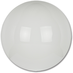 Show details for 16" WHITE PLASTIC GLOBE- NECKLESS Picture of 16" WHITE PLASTIC GLOBE- NECKLESS