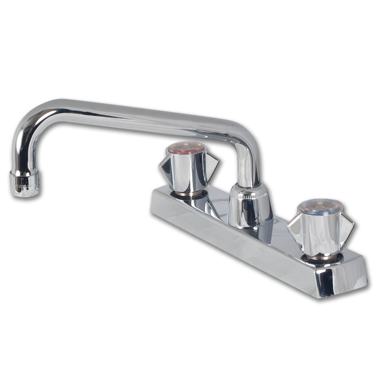 Chadwell Supply. SAYCO TWO HANDLE KITCHEN FAUCET WITH SPRAY CHROME