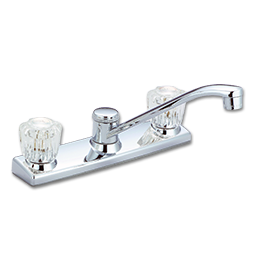 Show details for WHITEFALLS TWO HANDLE KITCHEN FAUCET W/O SPRAY - CHROME Picture of WHITEFALLS TWO HANDLE KITCHEN FAUCET W/O SPRAY - CHROME