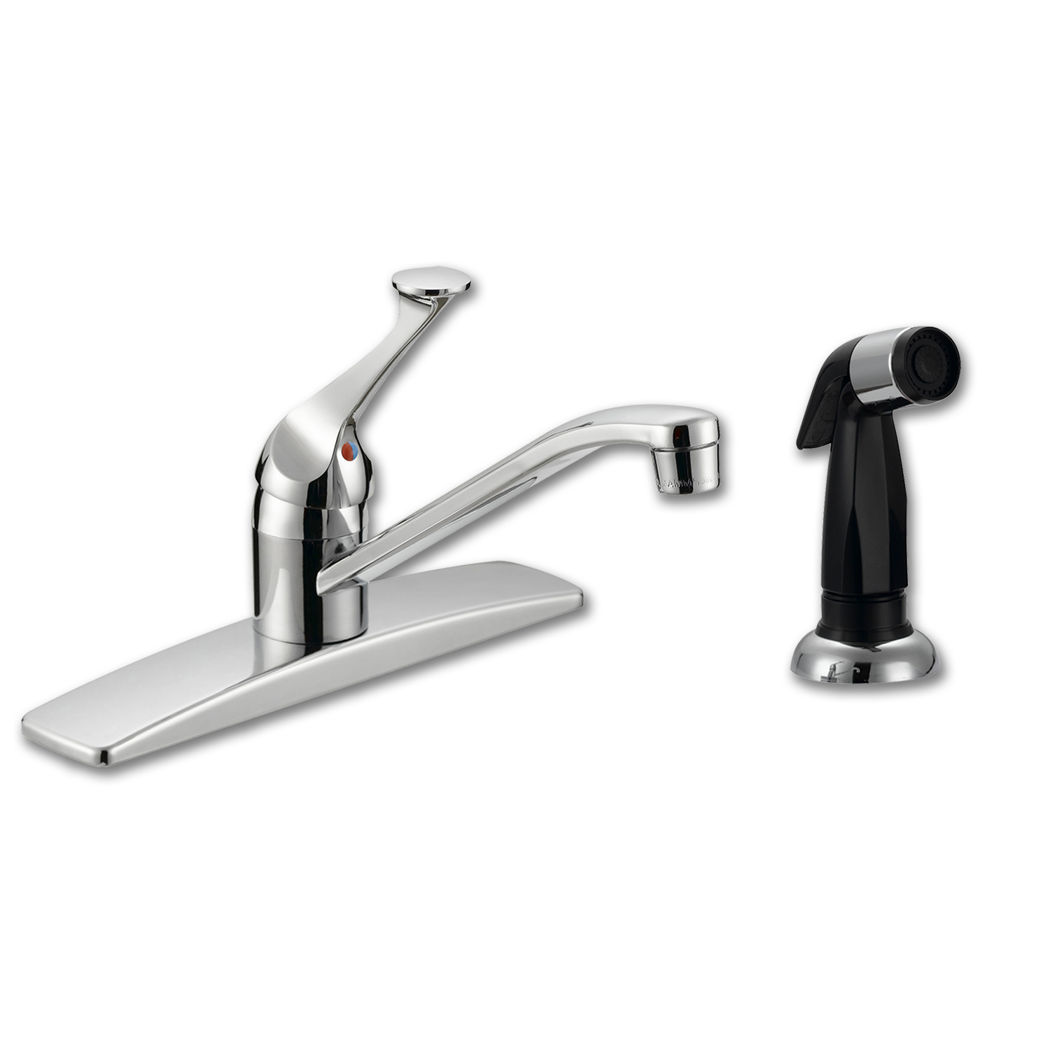 Chadwell Supply. WHITEFALLS SINGLE LEVER KITCHEN FAUCET WITH SPRAY - CHROME